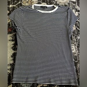 J. Crew Striped T-shirt Large